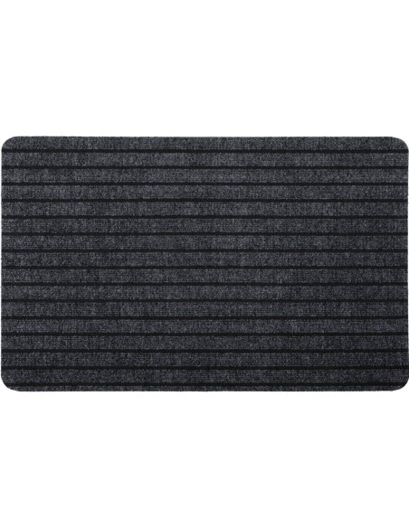 Tapis chloe 50x80cm polypro latex   gris