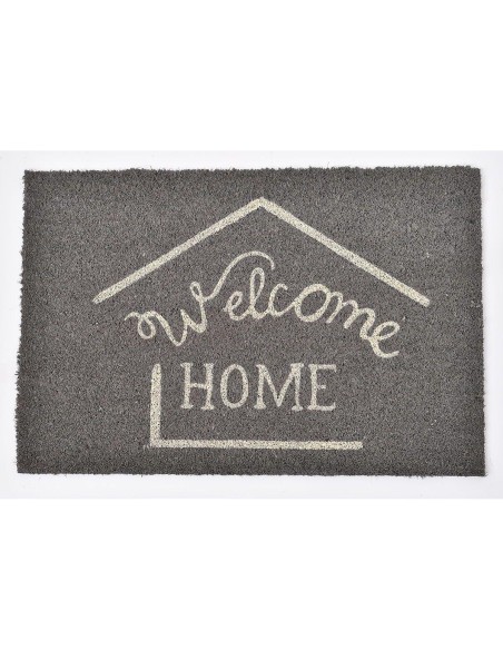 Tapis imp welcome 40x60cm coco   gris