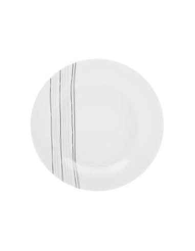 Assiette dessert lignes 