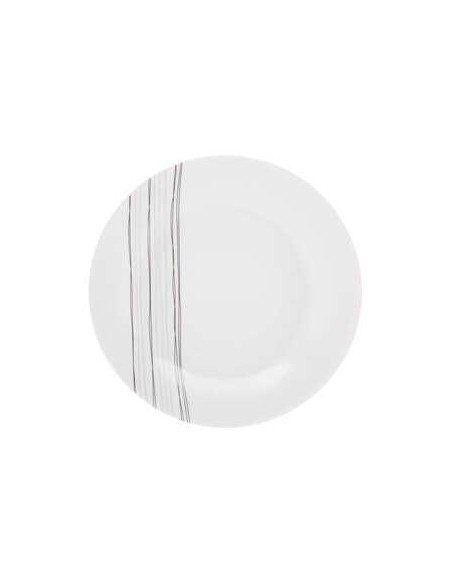 Assiette dessert lignes 