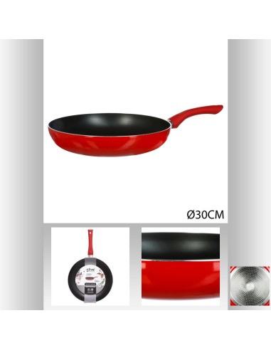 Poele 30 alu induc essentielle L. 30,5 x P. 48,5 x H. 8 cm