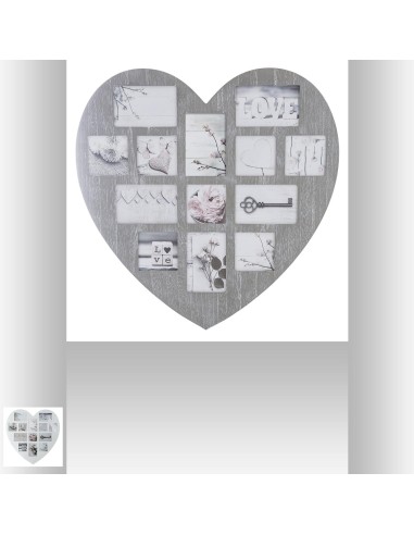 Pele mele 13ph coeur patine