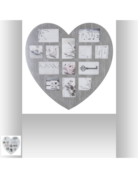 Pele mele 13ph coeur patine