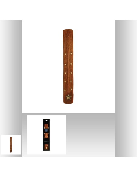 Support encens bois 25.5x3.5