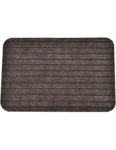 Tapis chloe 40x60cm polypro latex   taupe