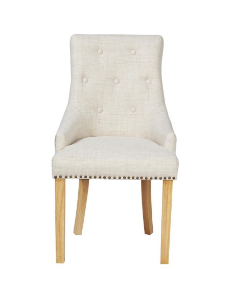 Chaise eglantine   pieds bois naturel