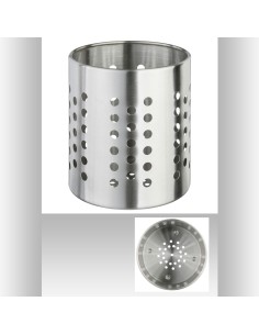 Pot couvert inox D. 12 x H. 13 cm