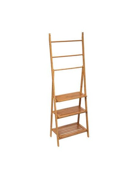 Etagere porte serviette bambou