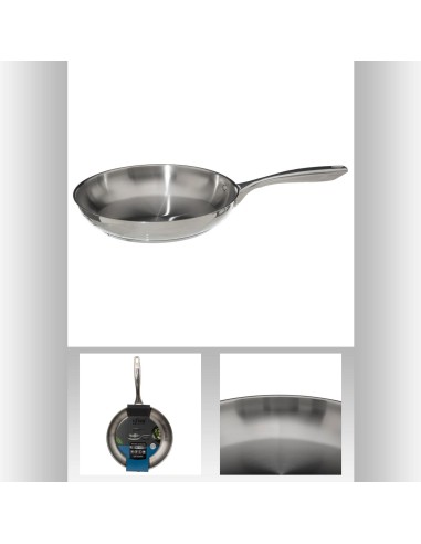 Poele 28cm inox resilience L. 29 x P. 5,5 x H. 29 cm