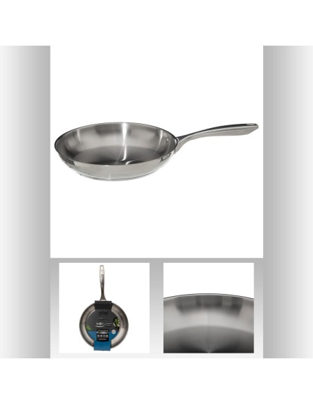 Poele 28cm inox resilience L. 29 x P. 5,5 x H. 29 cm