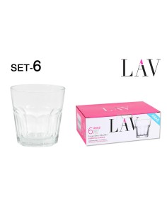 Set 6 verres vin aras