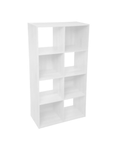 Etagere 8 cases mix blanc