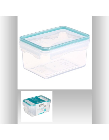 Boite rect pp 0,73l clipeat L. 14,5 x P. 10,5 x H. 8 cm