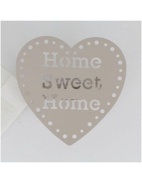 Pince metal gm home sweet home x2   taupe