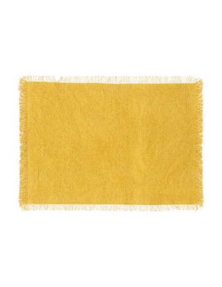 Set table maha   jaune 45x30cm