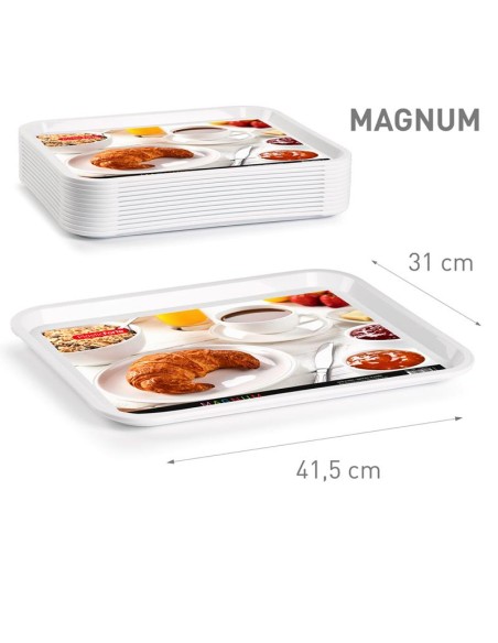 Plateau magnum blanc