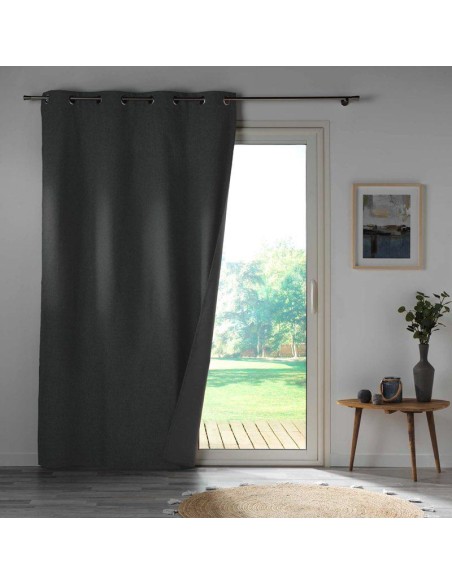 Rideau   oeillets occultant obscure