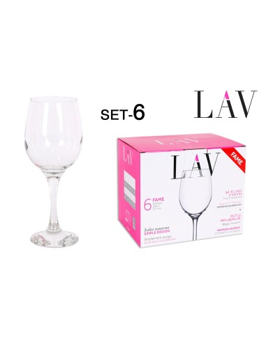 Set 6 coupes vin fame