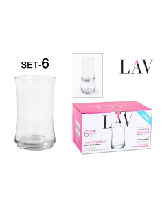 Lun358fsx set 6 verre 365cc lune