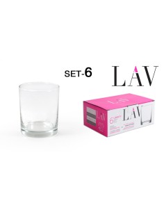 Set 6 verres whisky liberty