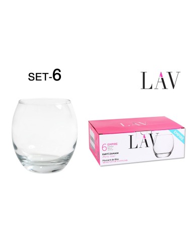 Set 6 verres empire