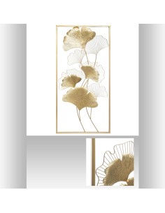 Deco murale met ginko 50x100