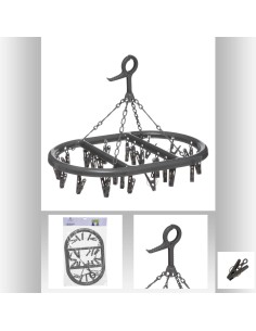 Sechoir   pinces x24 ovale