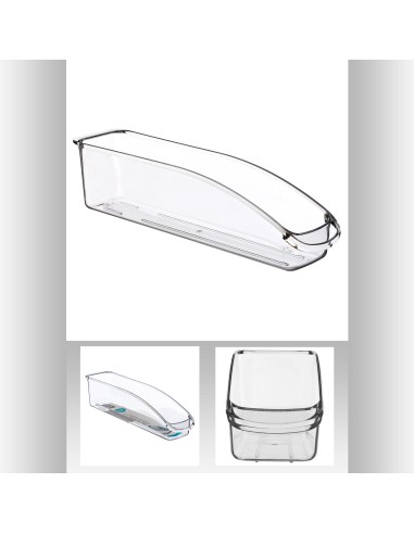 Bac rangement frigo L. 6,8 x P. 32 x H. 8 cm