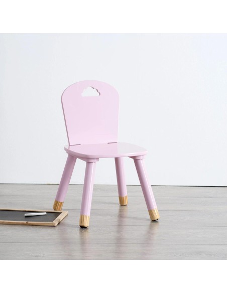 Chaise douceur rose