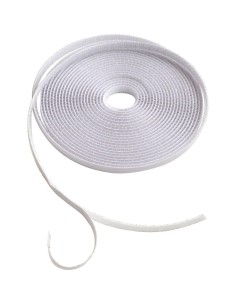 Ruban scratch autocollant 6m x 1cm   blanc