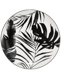 Ass plate palme noir 26cm