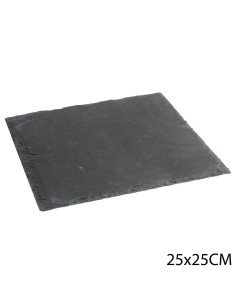Assiette ardoise 25x25