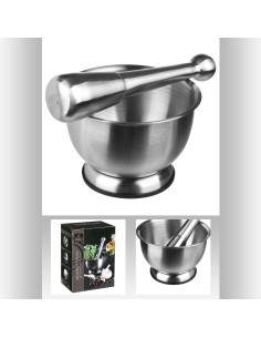 Mortier et pilon  D. 12,1 x H. 8,2 cm