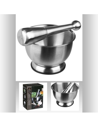 Mortier et pilon  D. 12,1 x H. 8,2 cm