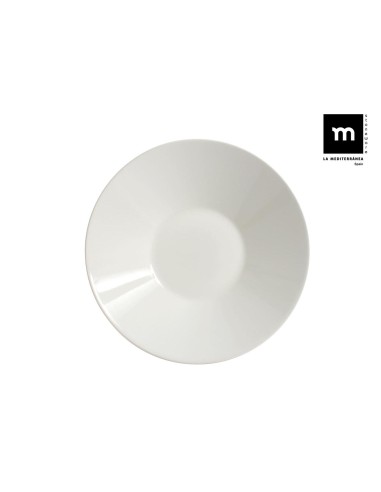 Assiette creuse 23.5cmmaitreivory ecla