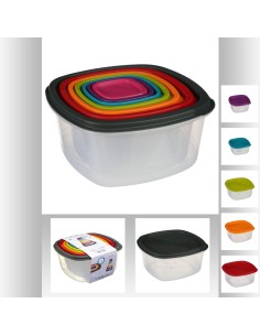 Boite carr  set L. 22 x P. 22 x H. 11 cm