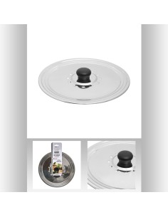 Couvercle ac. Inox. 22 24 26cm D. 27,5 x H. 3,5 cm