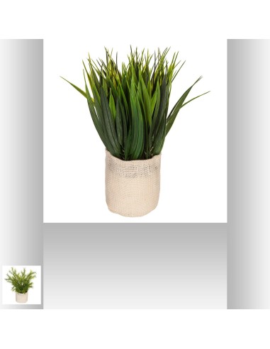 Plante artif jute factory h25 D. 21 x H. 24 cm