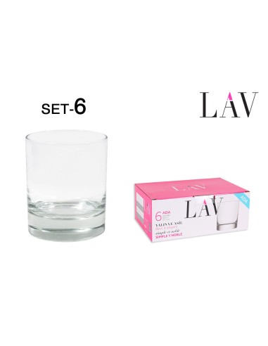 Set 6 verres renforc