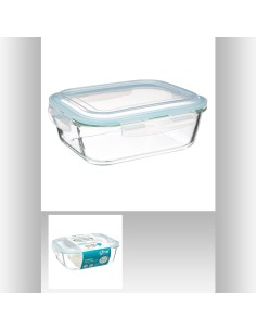 Boite carre ver 2,26l clipeat L. 26 x P. 21 x H. 10 cm