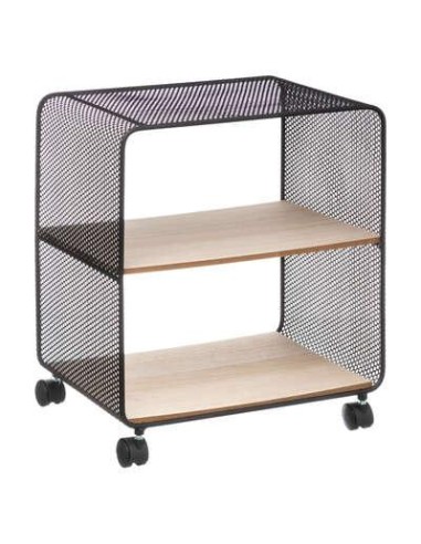 Etagere mtl bois 2 cases