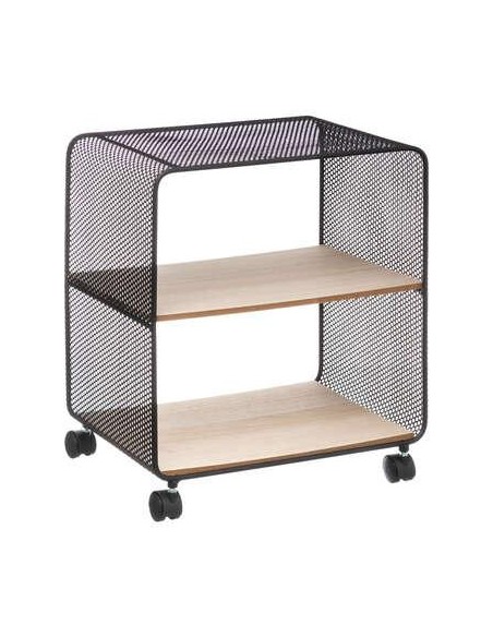 Etagere mtl bois 2 cases