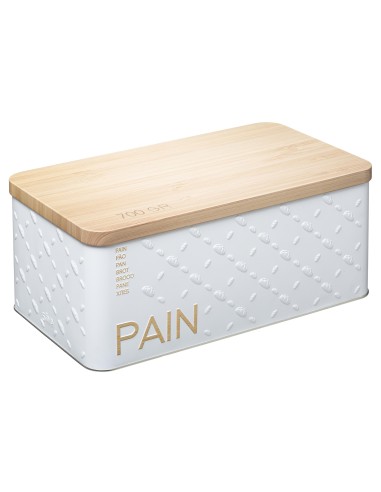 Boite pain scandi nat br6 L. 31,5 x P. 17,5 x H. 13,2 cm