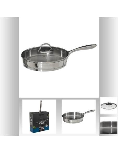 Sauts 28cm inox resilience D. 29 x P. 13 cm