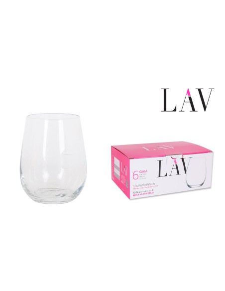 Set 6 verre 360cc gaia