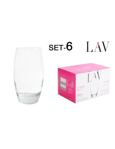 Set 6 verre 510cc empire