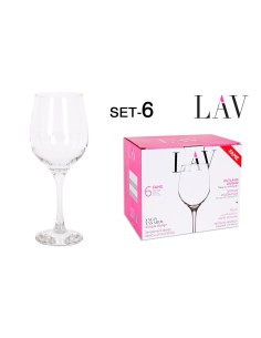 Set 6 coupes vin eau 