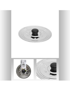 Couvercle ac. Inox. 16 18 20cm D. 21,7 x H. 2,5 cm