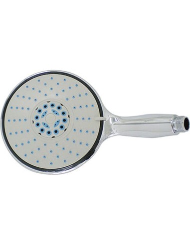 Douchette 4 fonctions forme poele   anticalcaire   couleur chrome