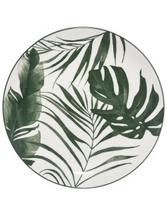 Ass plate palme vert 26cm